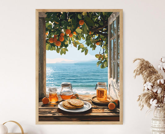 Affiche Varna – Art mural de table de petit déjeuner bulgare