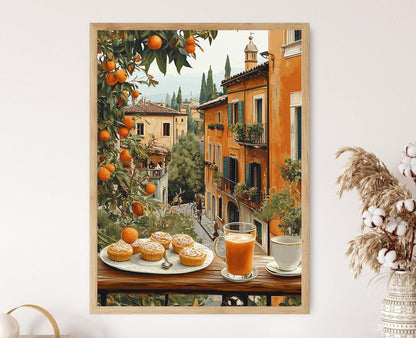Affiche Table de Petit-Déjeuner Verona – Art de Cuisine Italienne