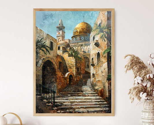 Affiche Jérusalem – Impression de l'Église du Saint-Sépulcre