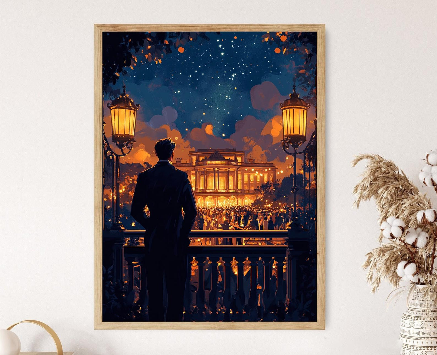 Affiche Années Folles – Poster Art Déco Jazz de Jay Gatsby