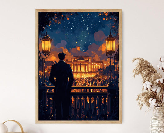 Affiche Années Folles – Poster Art Déco Jazz de Jay Gatsby