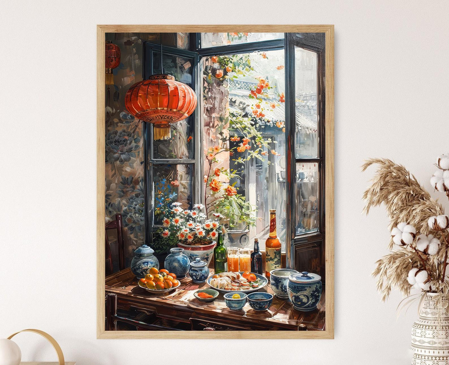 Affiche Cuisine Chinoise Traditionnelle – Affiche Art Culturel Vibrant