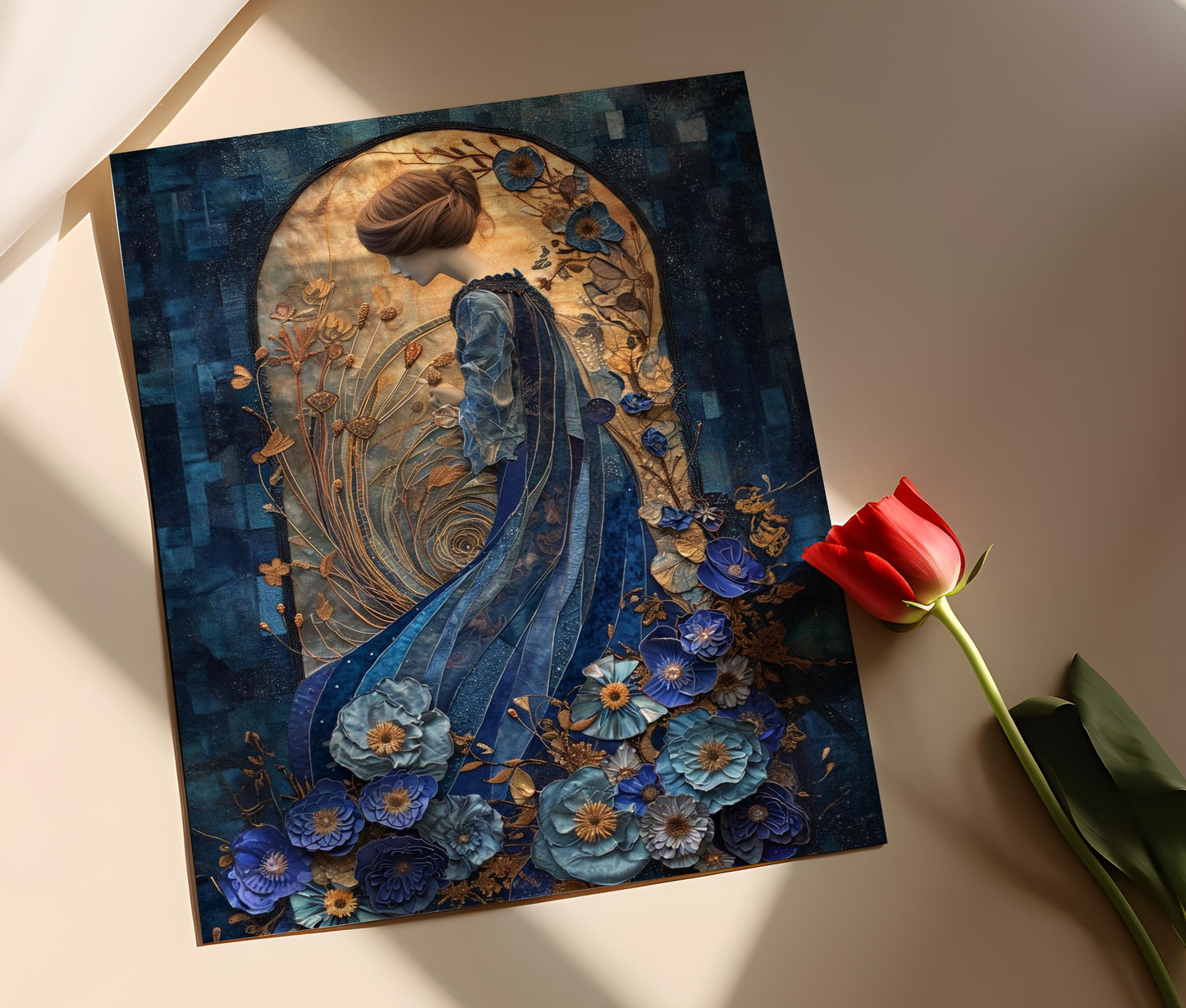 Affiche Art Déco Femme – Poster Élégant des Années Folles