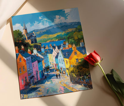 Affiche Marché de Kenmare – Poster Art de la pittoresque ville irlandaise