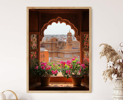 Affiche Bikaner – Poster Art de la ville du Rajasthan en Inde