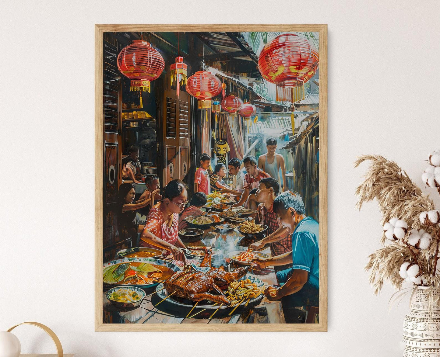 Affiche Fiesta Filipine – Poster d'Art Culturel Éclatant