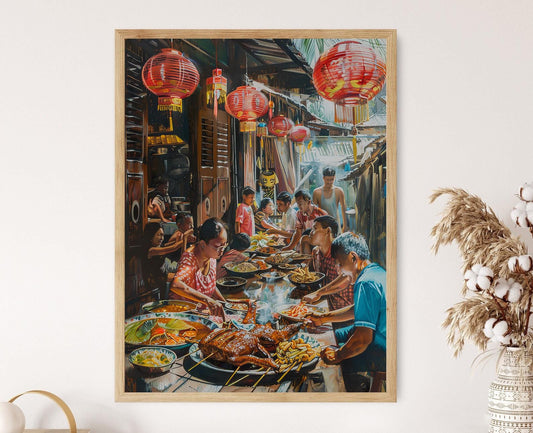 Affiche Fiesta Filipine – Poster d'Art Culturel Éclatant