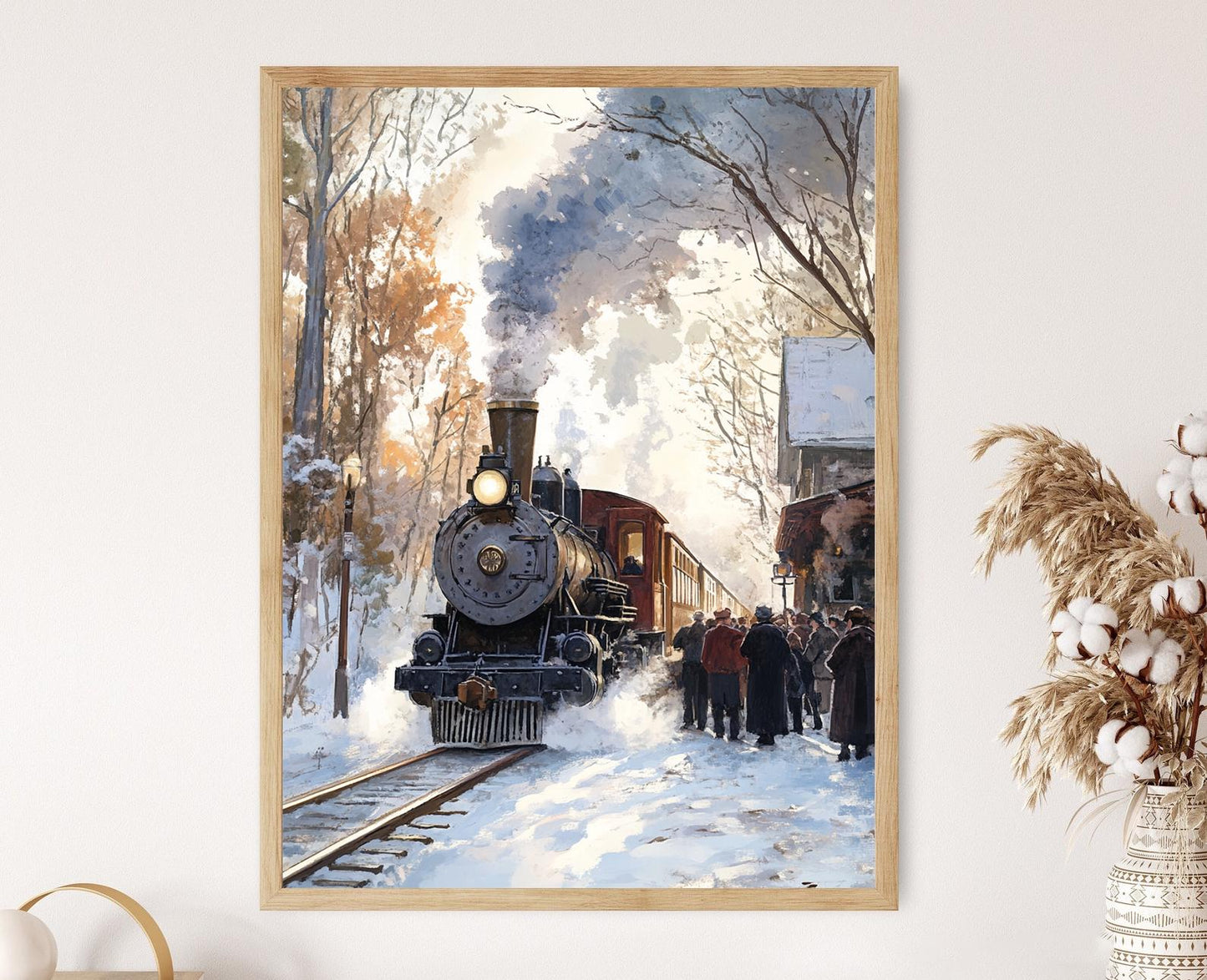 Affiche de Train à Vapeur Essex – Poster Historique du Chemin de Fer du Connecticut