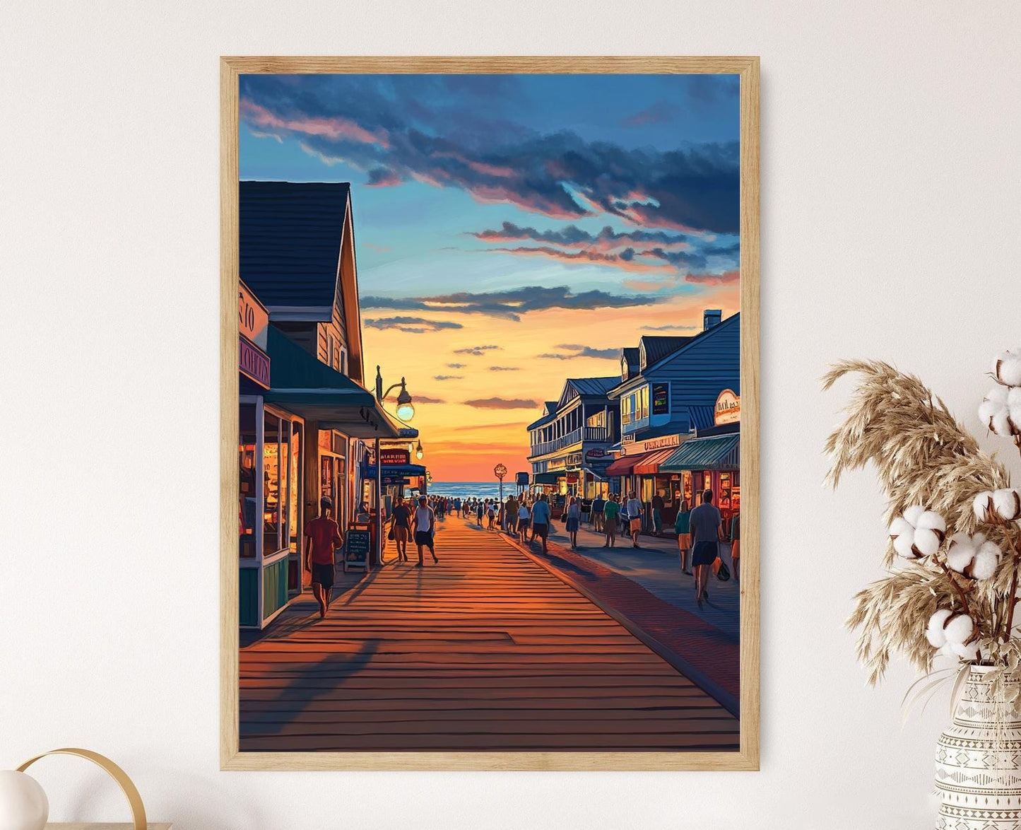 Affiche Rehoboth Beach – Impression Art de la Côte du Delaware