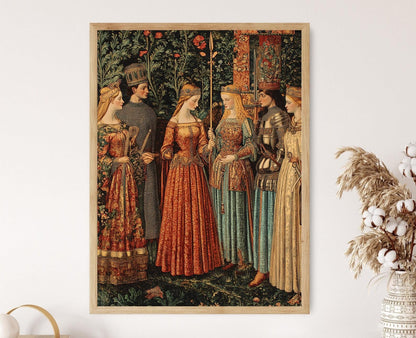 Affiche Médiévale Pré-Raphaelite – Poster Chevalerie et Romance