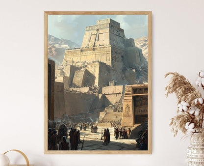 Affiche Uruk – Poster Art de la ville ancienne de Mésopotamie