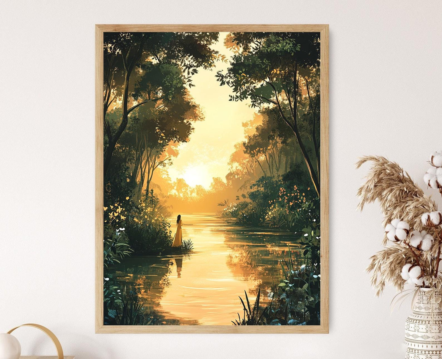 Affiche Forêt de Mangrove des Sundarbans – Poster Paysage du Bangladesh