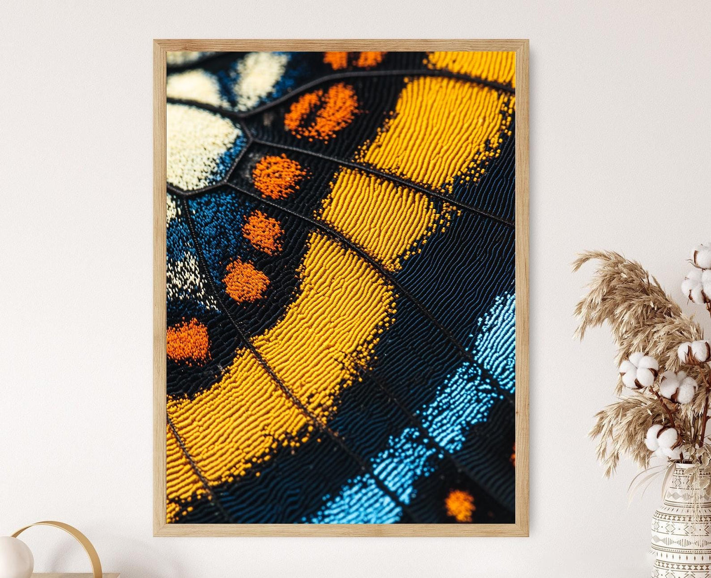 Affiche Papillon – Impression Art Macro : Motifs Symétriques Vibrants