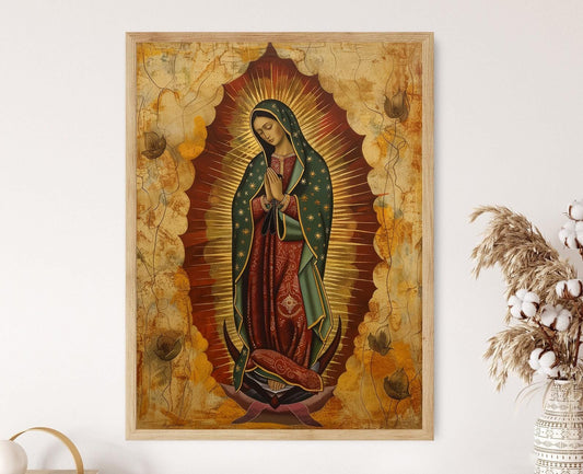 Affiche Notre-Dame de Guadalupe – Art religieux catholique