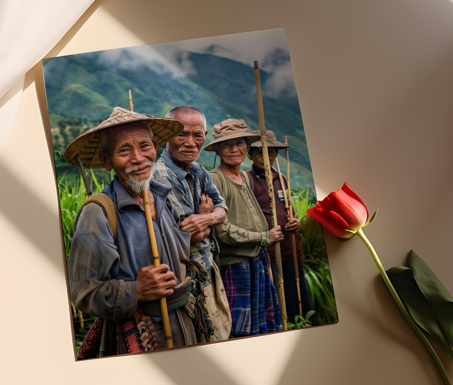 Affiche Ifugao Agriculture – Photographie Artistique des Agriculteurs, Décor Éthique