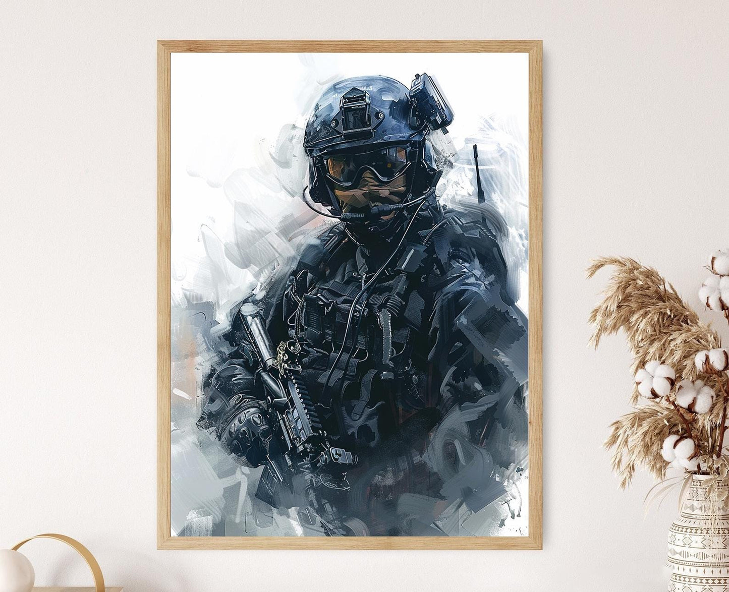 Affiche US Navy Seal – Impression d'art militaire haute résolution