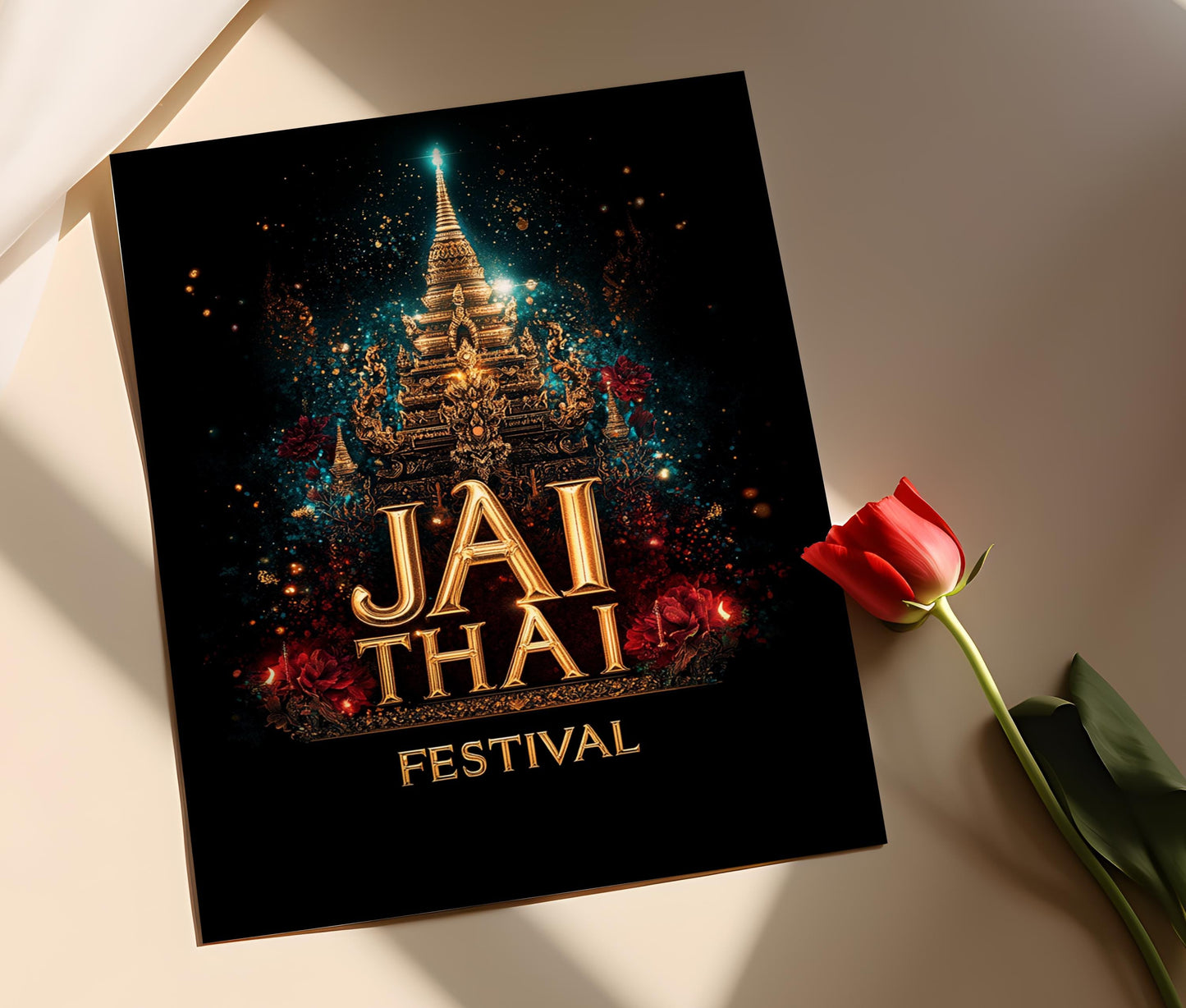 Affiche Festival Thaïlandais – Poster Illustration de Jai Thai