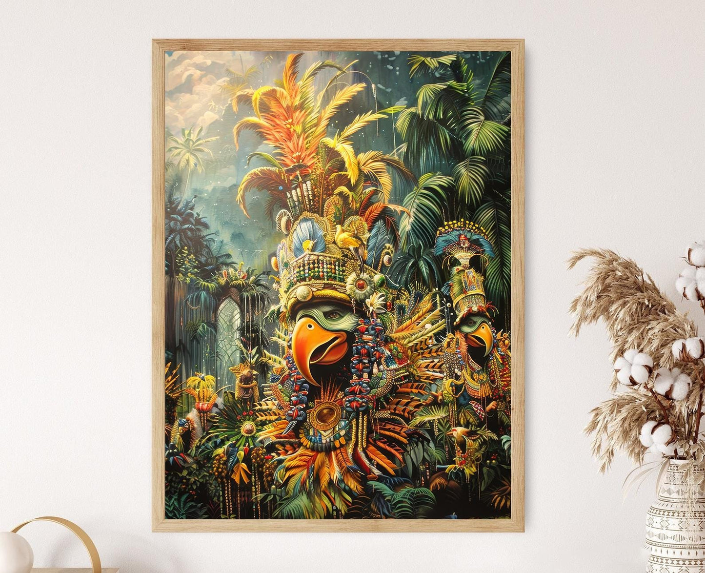 Affiche Carnaval de Rio – Impression artistique festive du Brésil