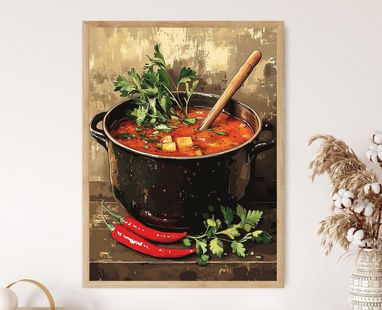Affiche Soupe au Poivre Nigérian – Poster Décor de Cuisine Africaine