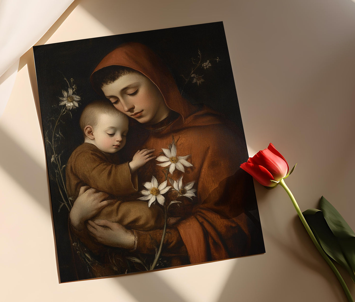 Affiche Saint Antoine de Padoue – Art Renaissance Catholique Murale