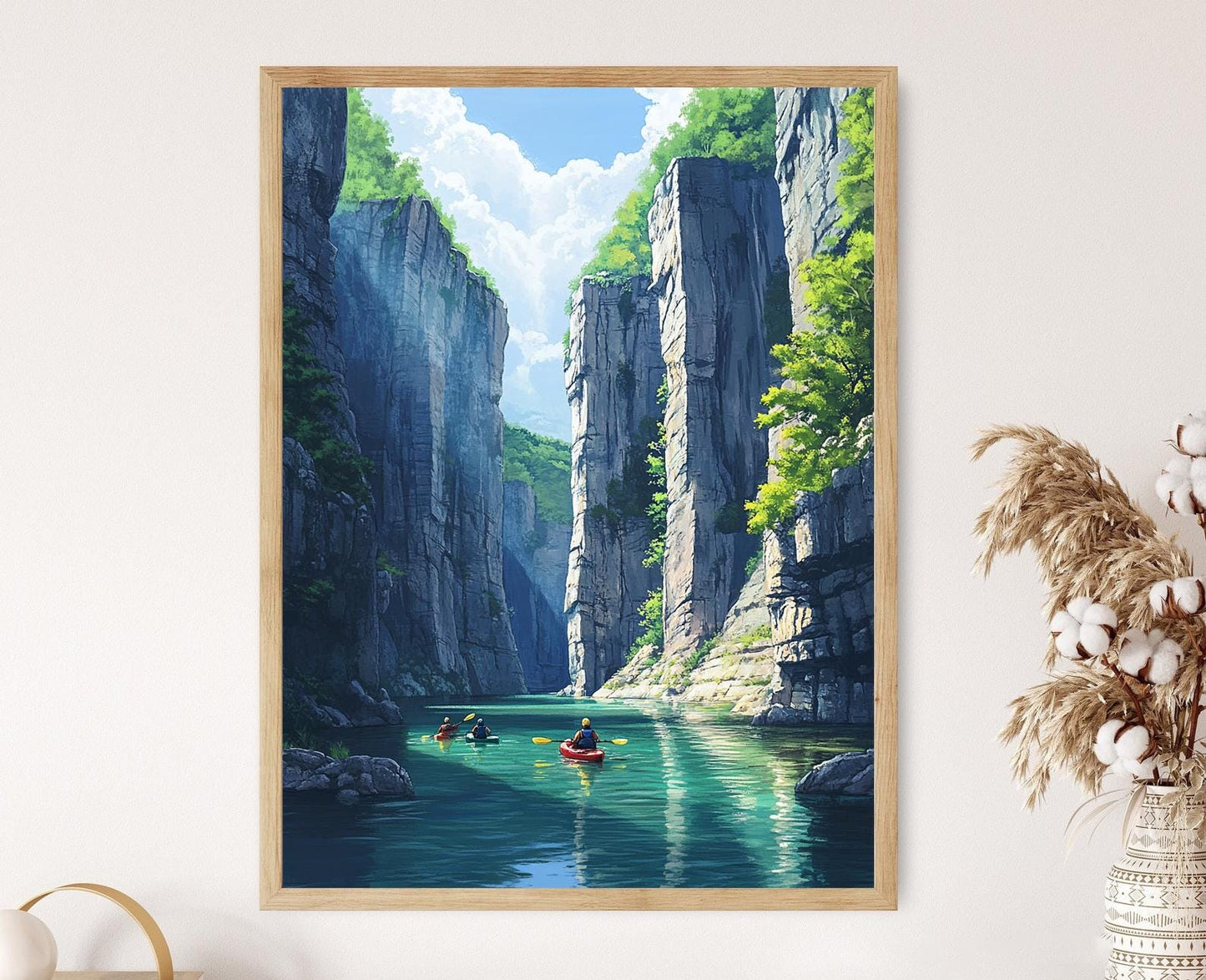 Affiche Buffalo National River – Poster Aventure en plein air en Arkansas
