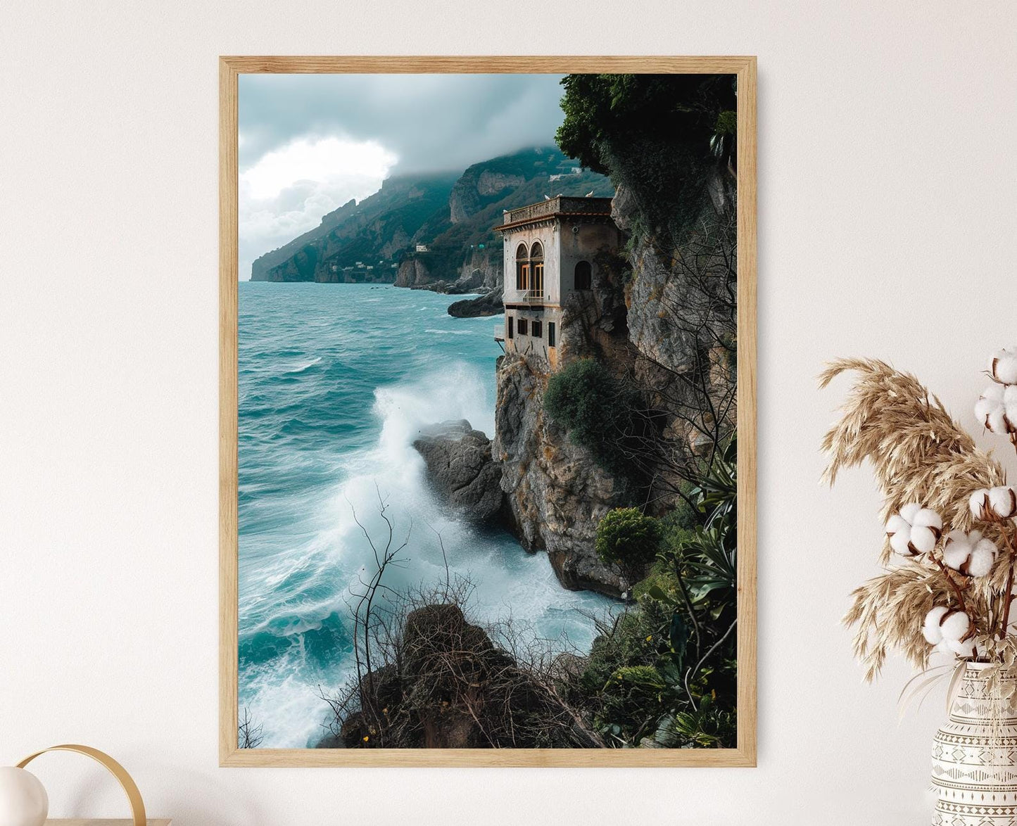 Affiche Positano – Impression Giclée de la Côte Amalfitaine