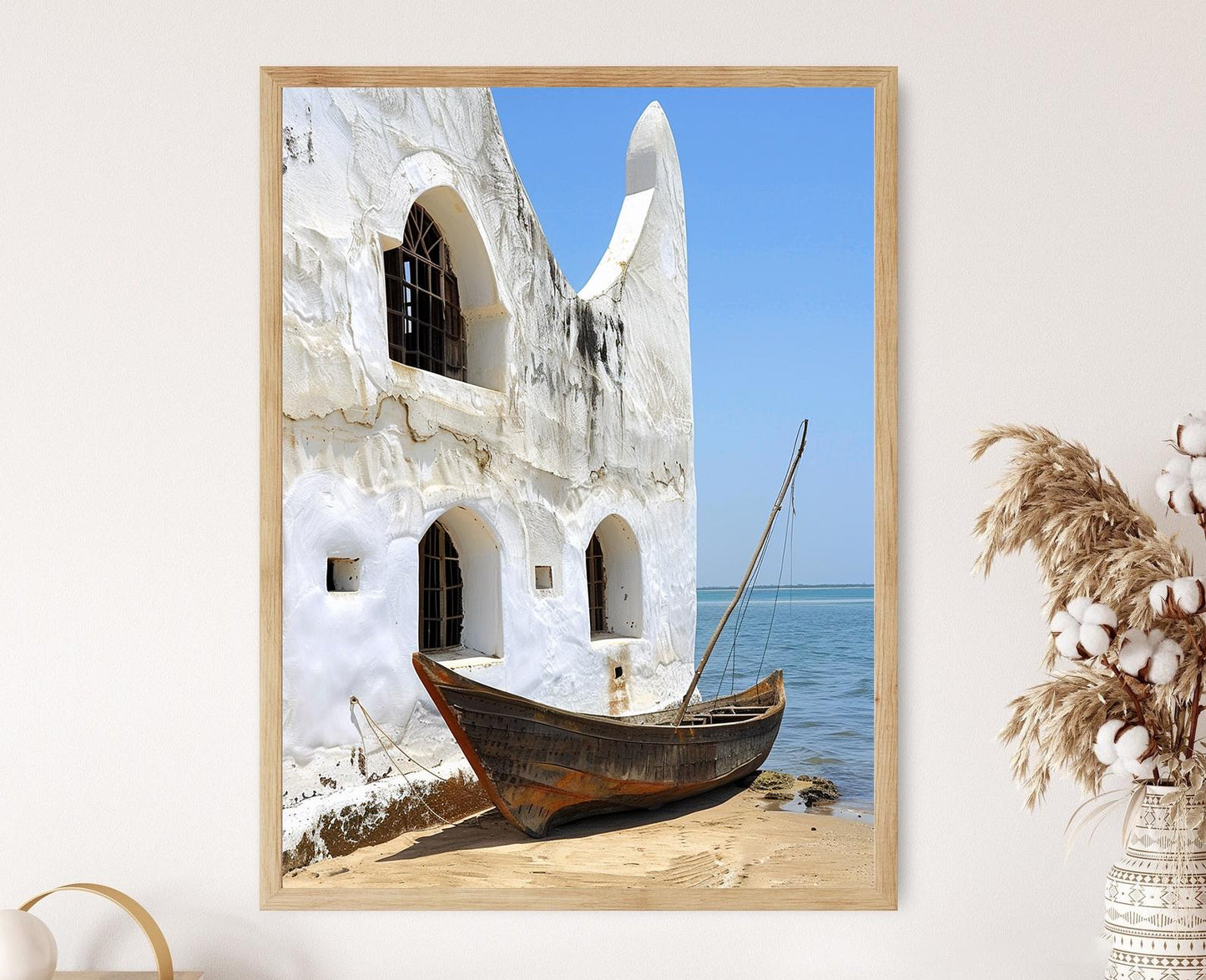 Affiche Lamu, Kenya – Poster Beauté Côtière et Architecture Swahili