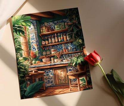 Affiche Cigares Cubains – Poster Illustration Décor Rustique de La Havane