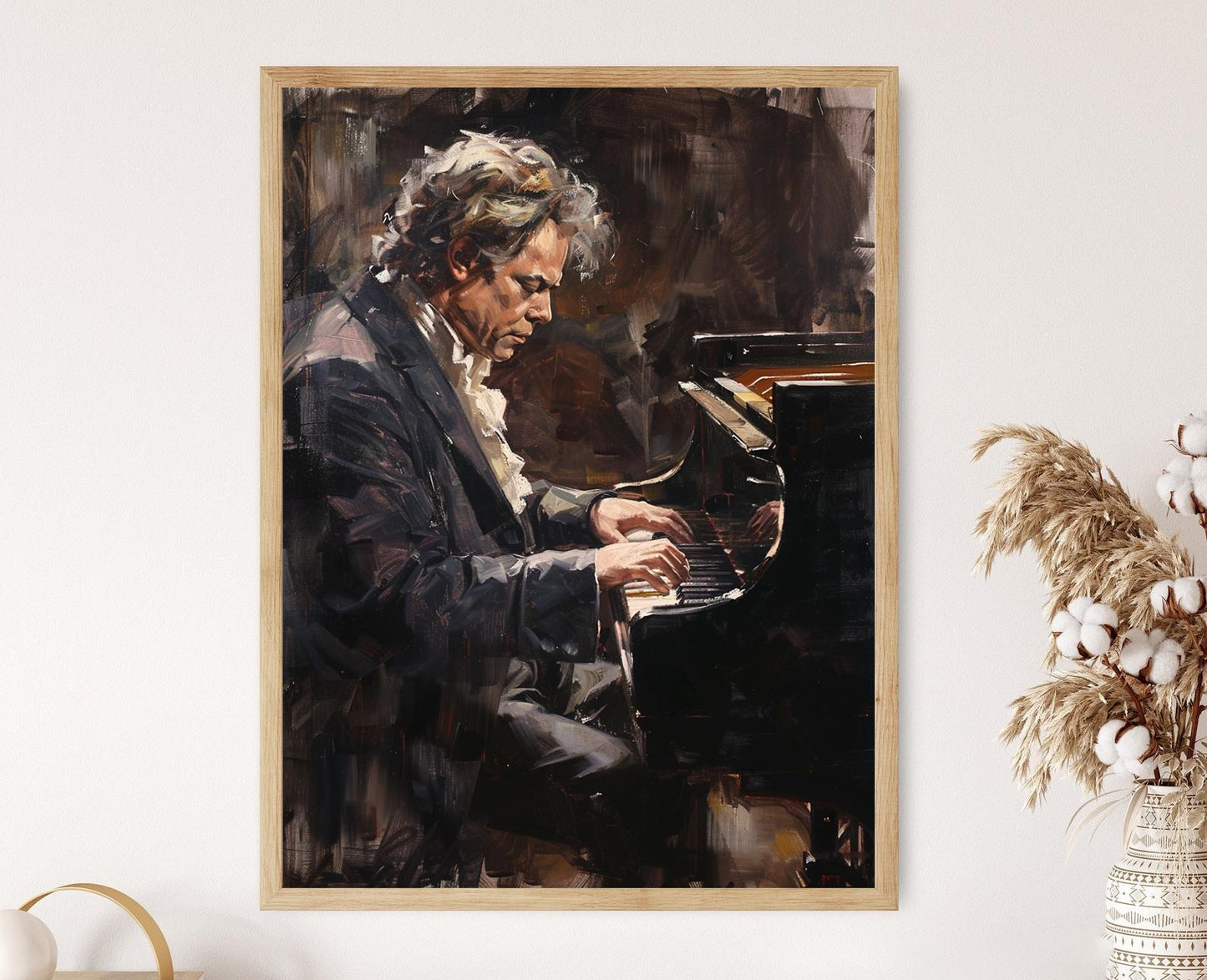 Affiche Beethoven – Poster Art de la Symphonie Classique Allemande