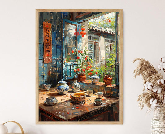 Affiche Cuisine Chinoise Colorée – Poster Héritage Culturel Riche