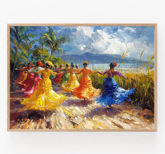 Affiche Tinikling – Poster Art Culturelle Filipine