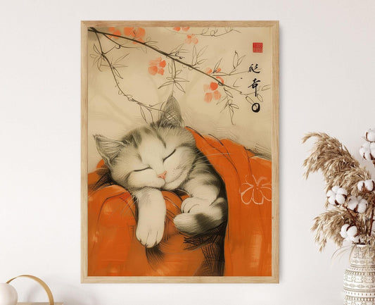 Affiche Wabi Sabi - Poster Art Orientale en Estampe Japonaise