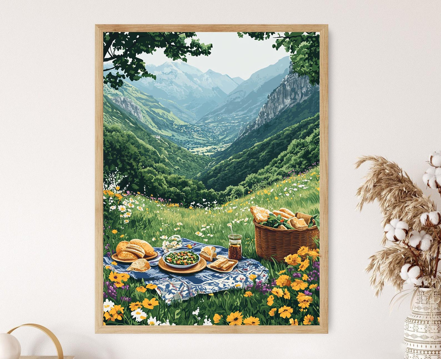 Affiche Jeita Grotto – Impression artistique de la nature libanaise