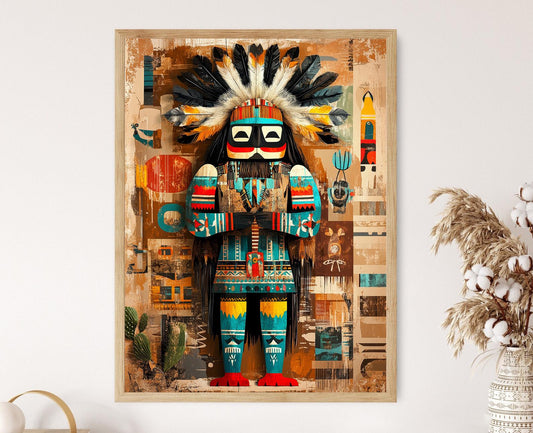 Affiche Kachina d'Arizona – Art Print Culture Amérindienne