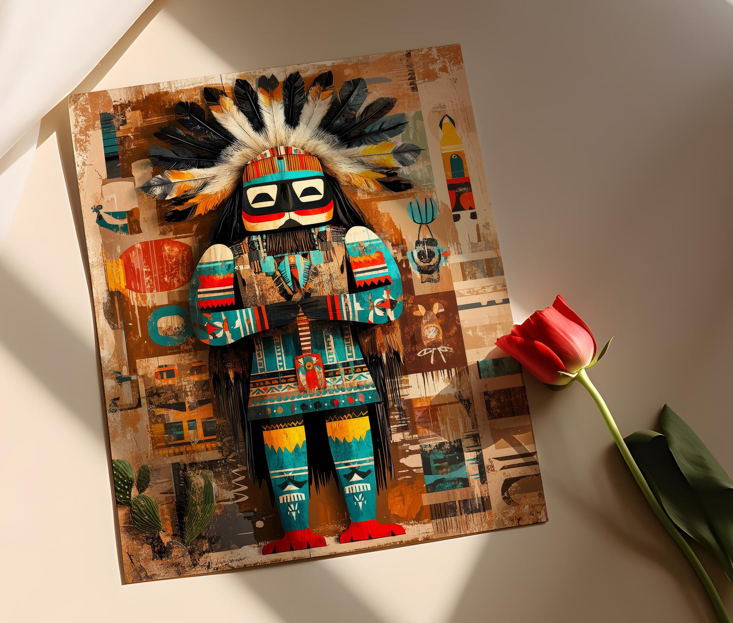 Affiche Kachina d'Arizona – Art Print Culture Amérindienne