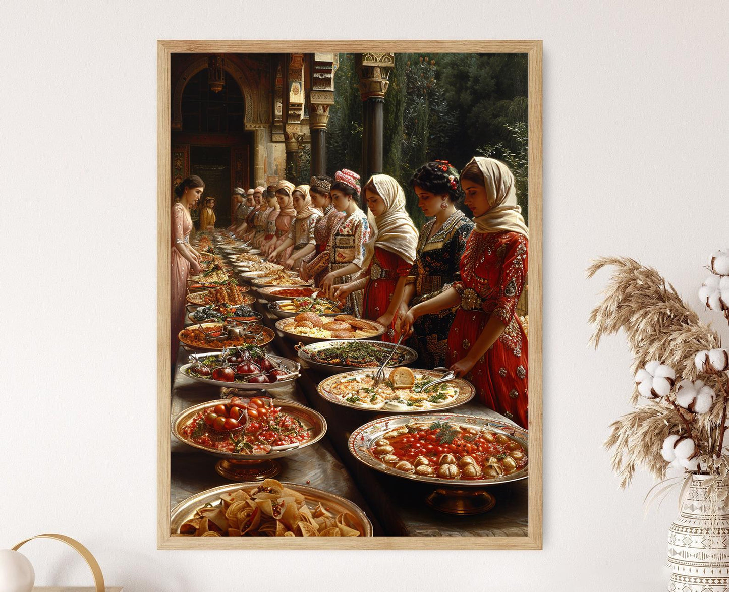 Affiche Harem Ottoman – Art du Palais de Topkapi pour Iftar de Ramadan