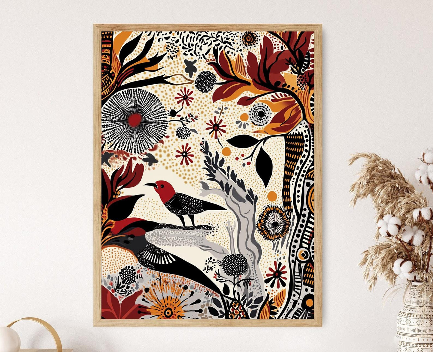 Affiche Tiwi Island – Impression artistique de paysage aborigène