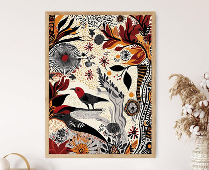 Affiche Tiwi Island – Impression artistique de paysage aborigène