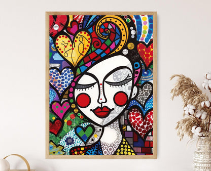 Affiche Pop Art Colorée – Décoration Murale Moderne