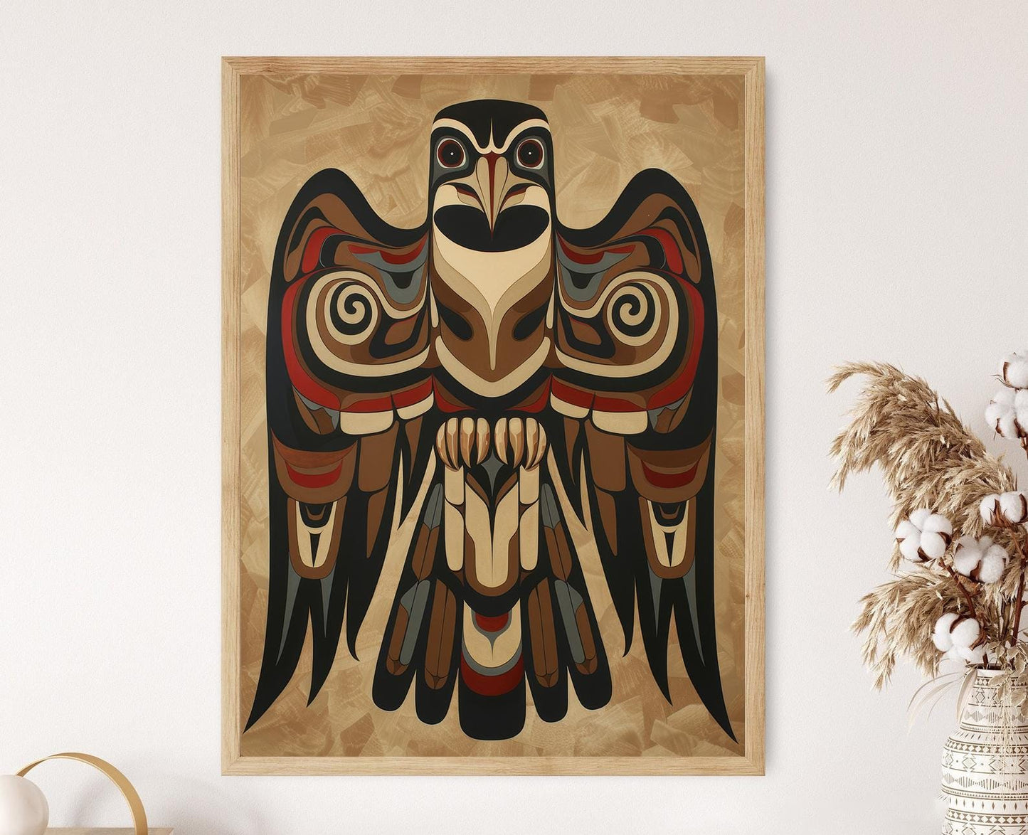 Affiche Thunderbird – Poster Peinture Iconique Haida Transformante