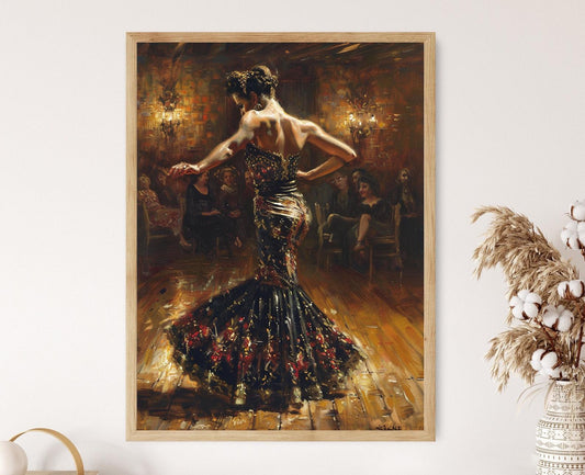 Affiche Danse Flamenco – Impression Giclée d'Art Espagnol