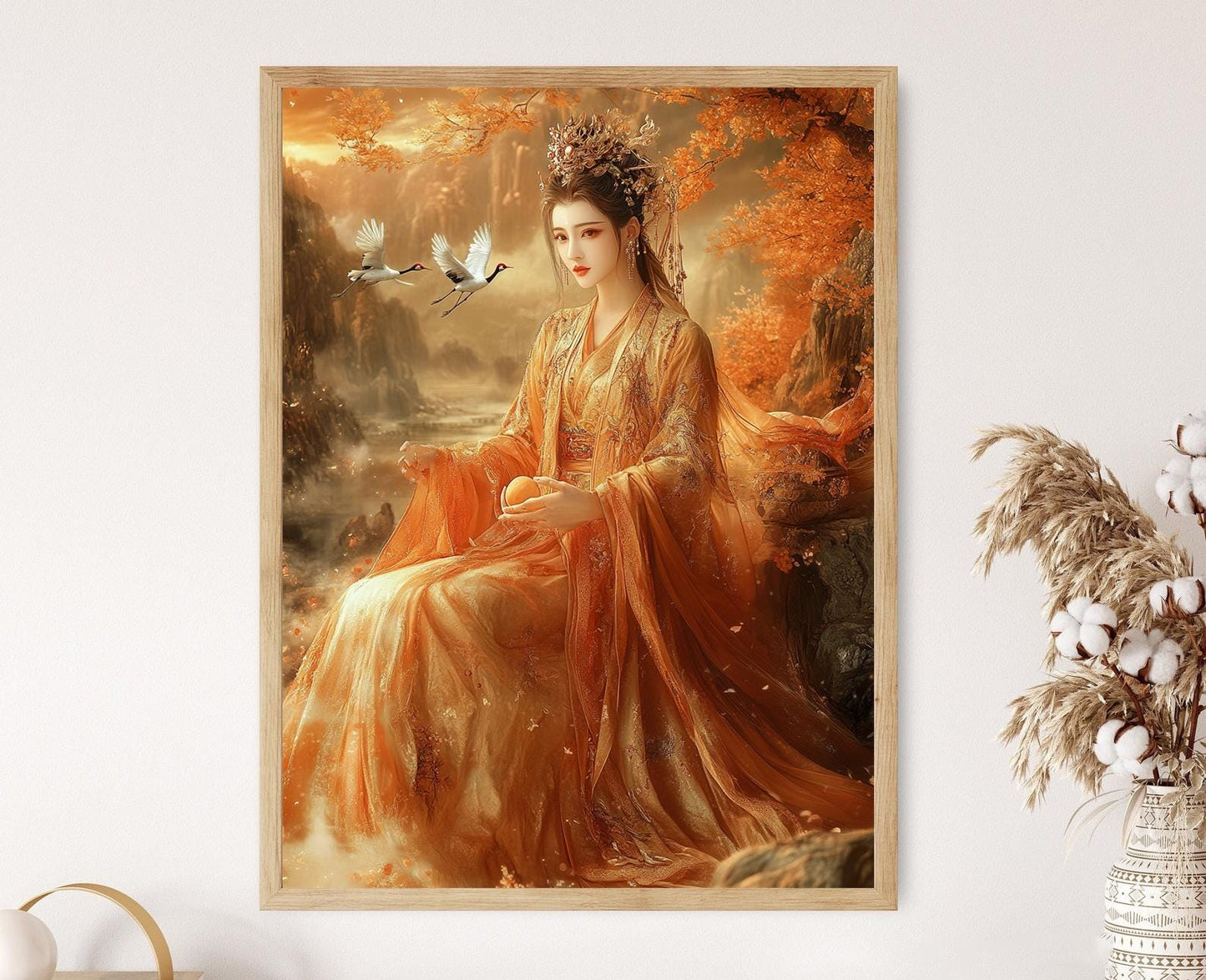 Affiche Xiwangmu – Art Print de la Déesse de l'Immortalité Chinoise