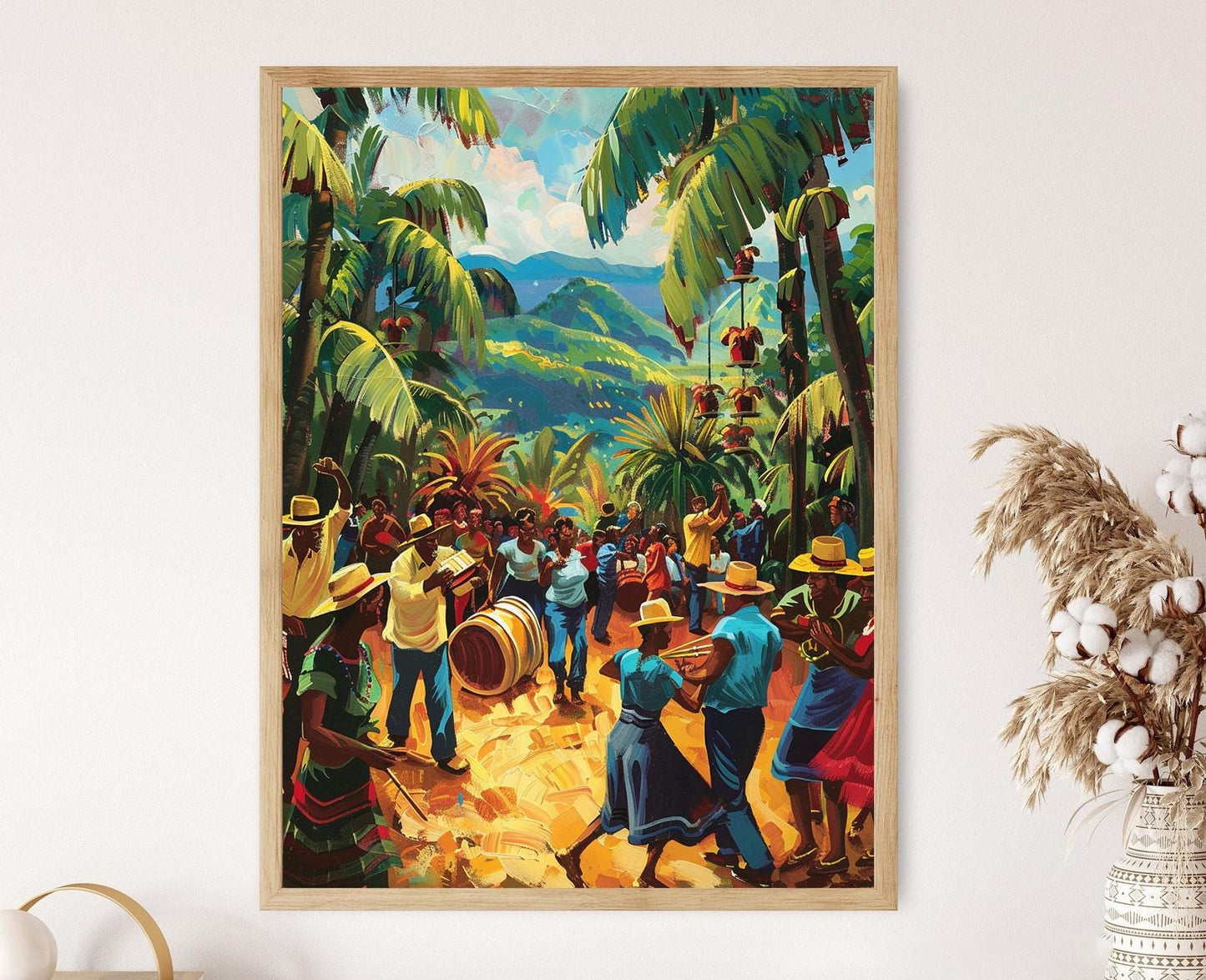 Affiche Festival Jamaïcain – Célébration vivante de musique et danse