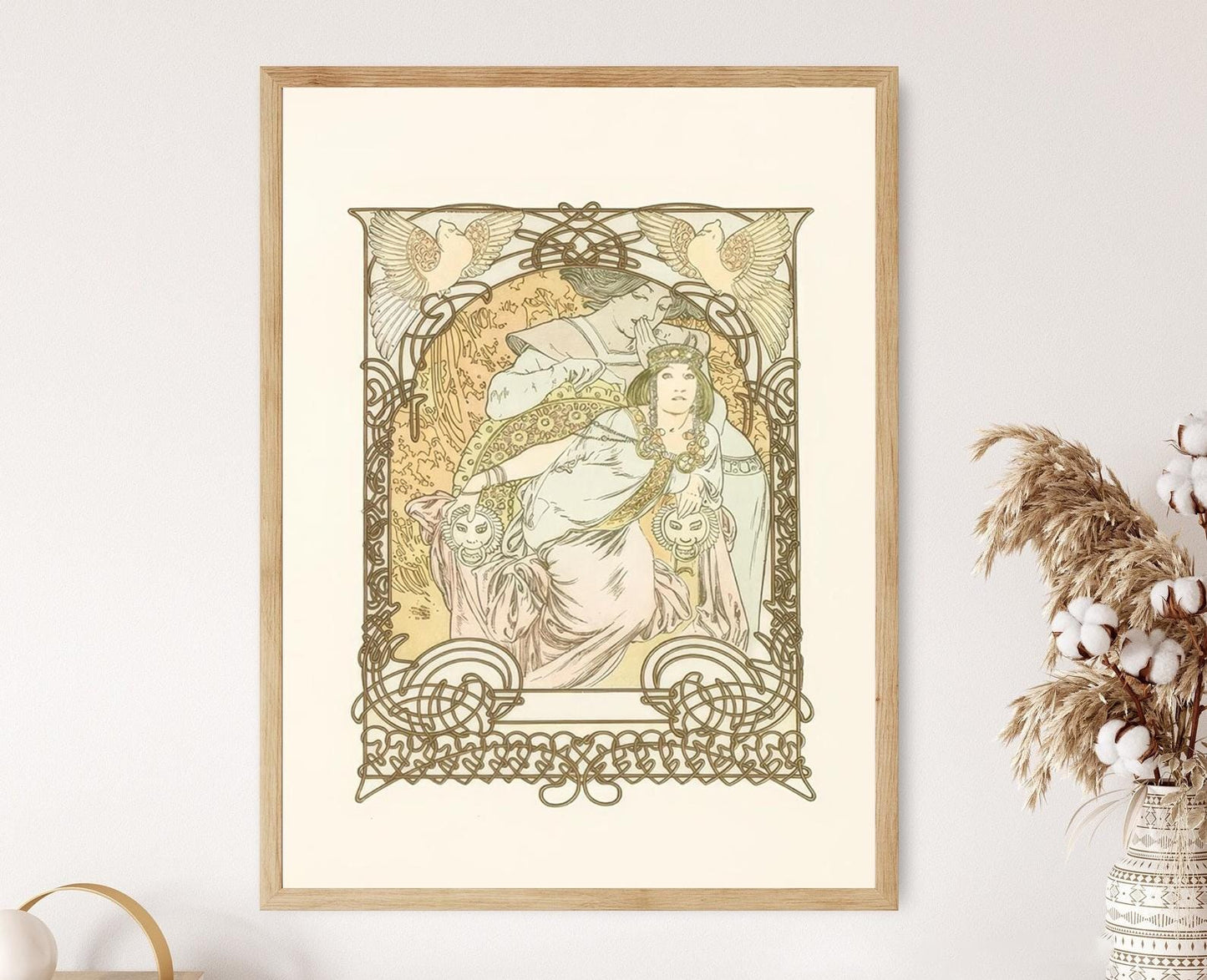 Affiche Art Nouveau – Poster Alphonse Mucha 1901 Élégance décorative