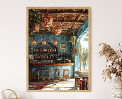 Affiche Playa Los Roques – Poster Décor côtier vénézuélien