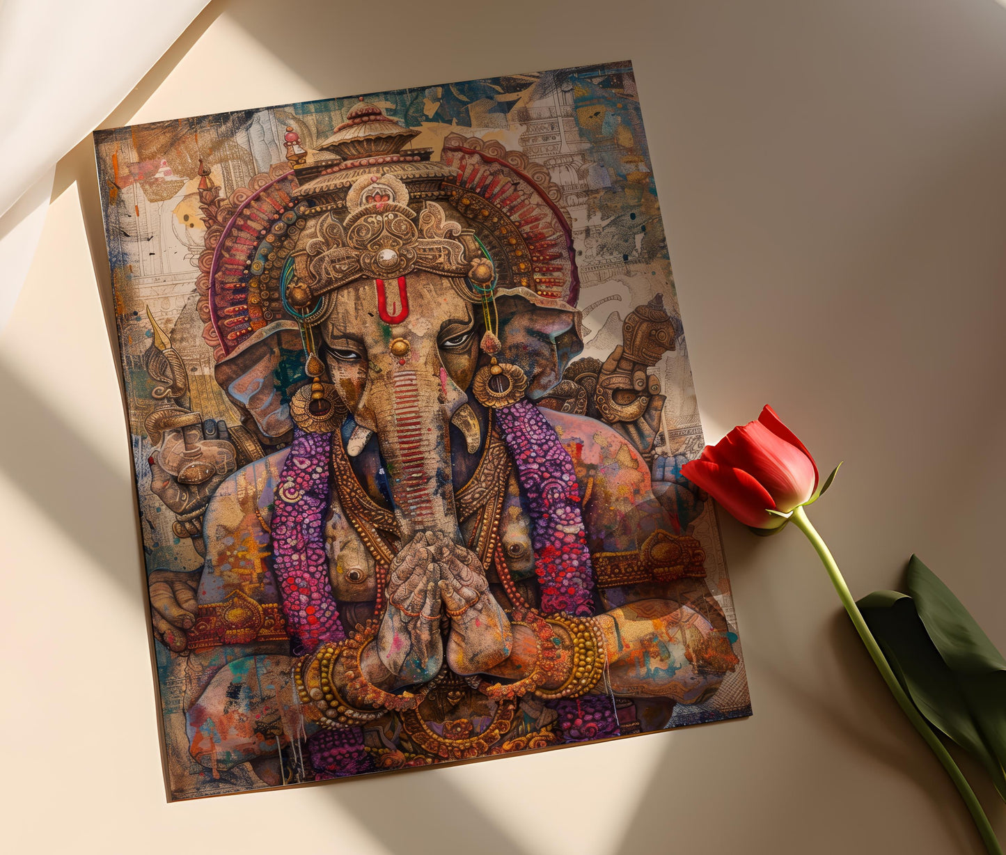 Affiche Art Tantrique – Décor mural Méditation Sérénité