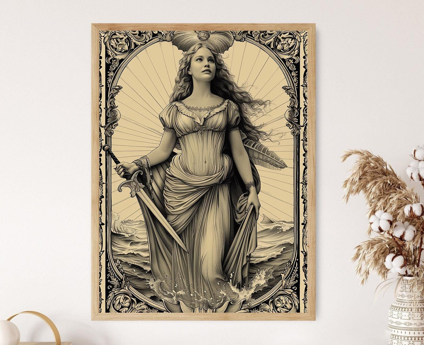 Affiche Aphrodite Émergente de la Mer – Poster Mythologie Grecque