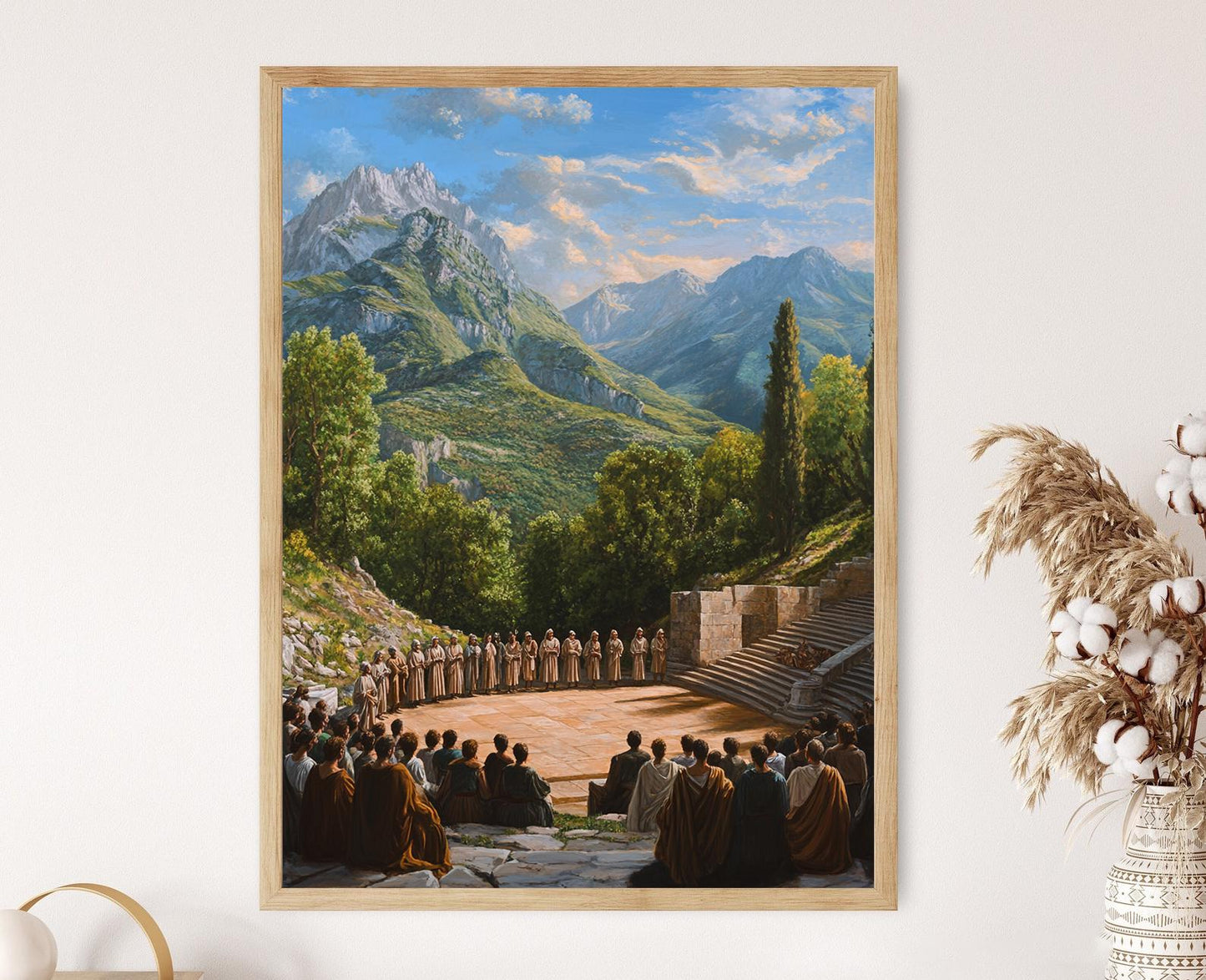 Affiche Théâtre Hellenistique – Poster Art de Performance Dramatique