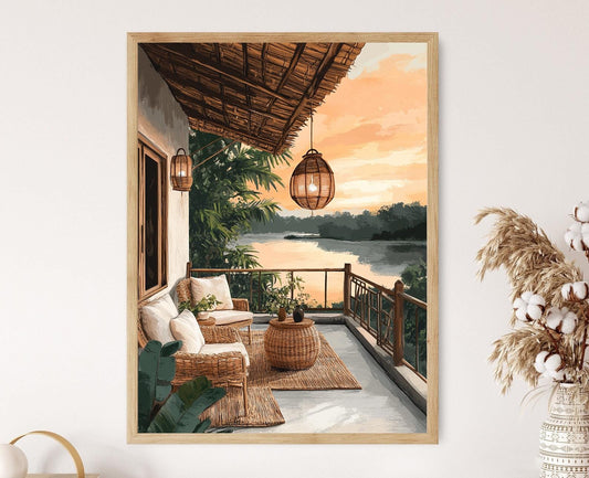 Affiche Khulna – Poster Art de Terrasse Shital Pati