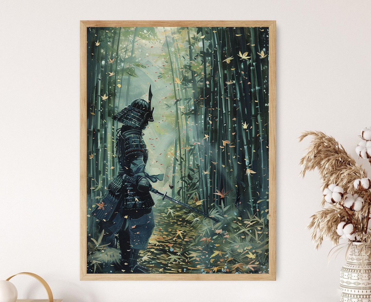 Affiche Kendo – Impression Artiste, Arts Martiaux Japonais, Décor Dojo